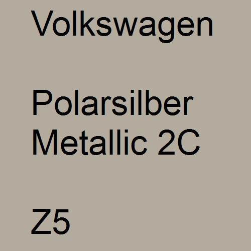 Volkswagen, Polarsilber Metallic 2C, Z5.